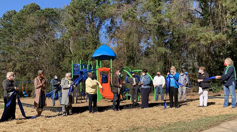 Peters Park Ribbon Cutting ceremony.