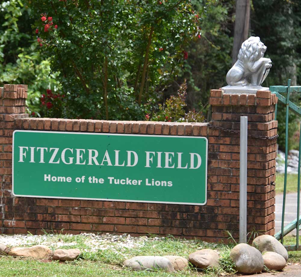 Fitzgerald Field entrance sign.
