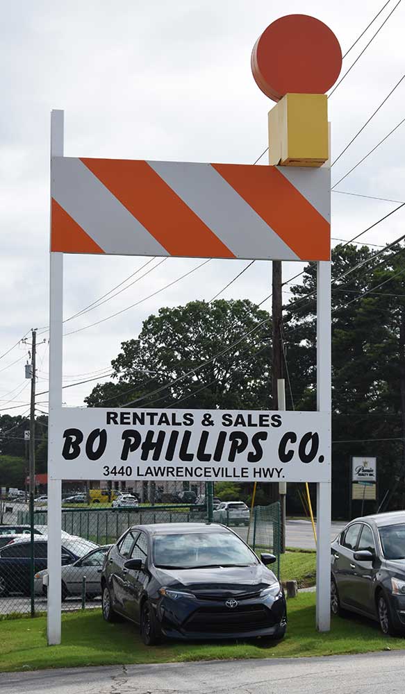 Bo Phillips sign in Tucker, GA.