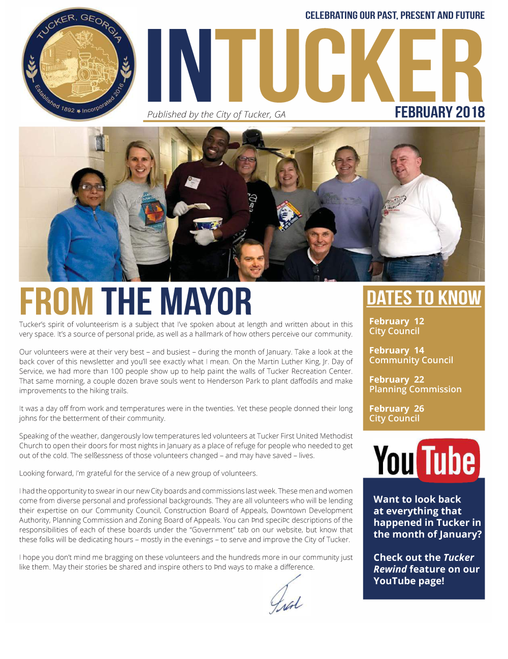 InTucker Cover of February 2018.