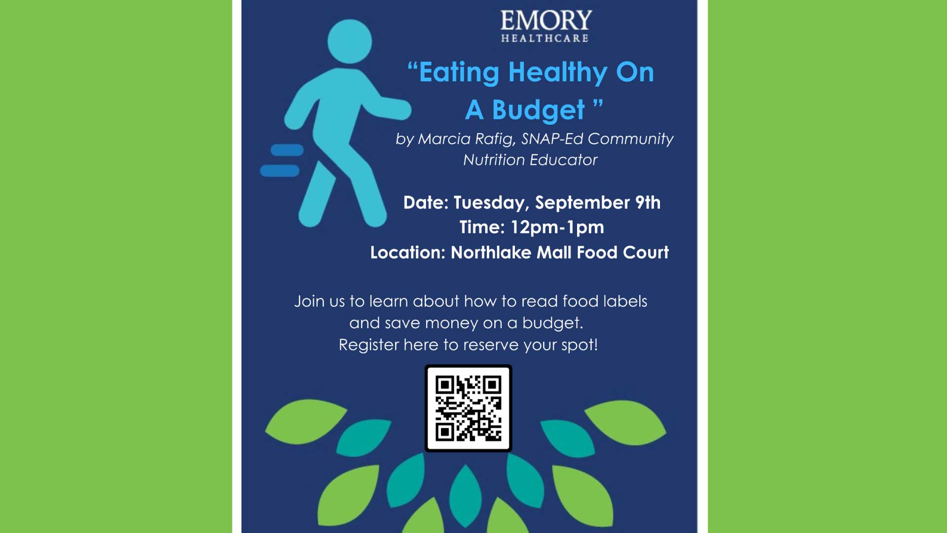 Emory Healthcare presents Eating Healthy on a Budget