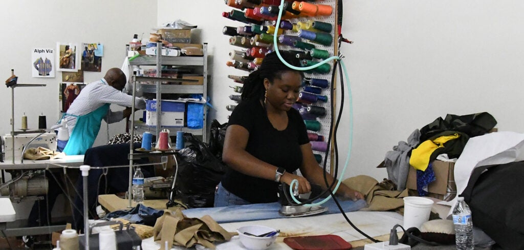 Alphonse Vizah Designs Ironing