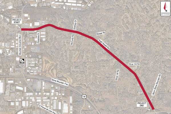 Hugh Howell Road Corridor.