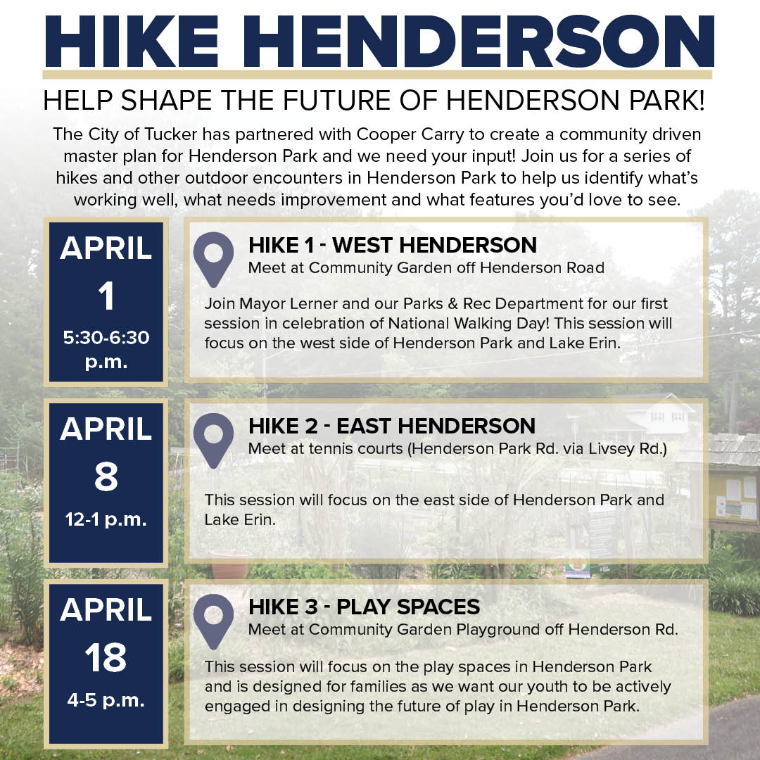 Hike Henderson Schedule.