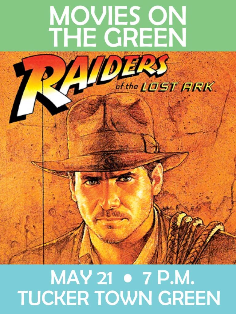Movies on the Green, raiders of the Lost Ark, May 21, 2026.
