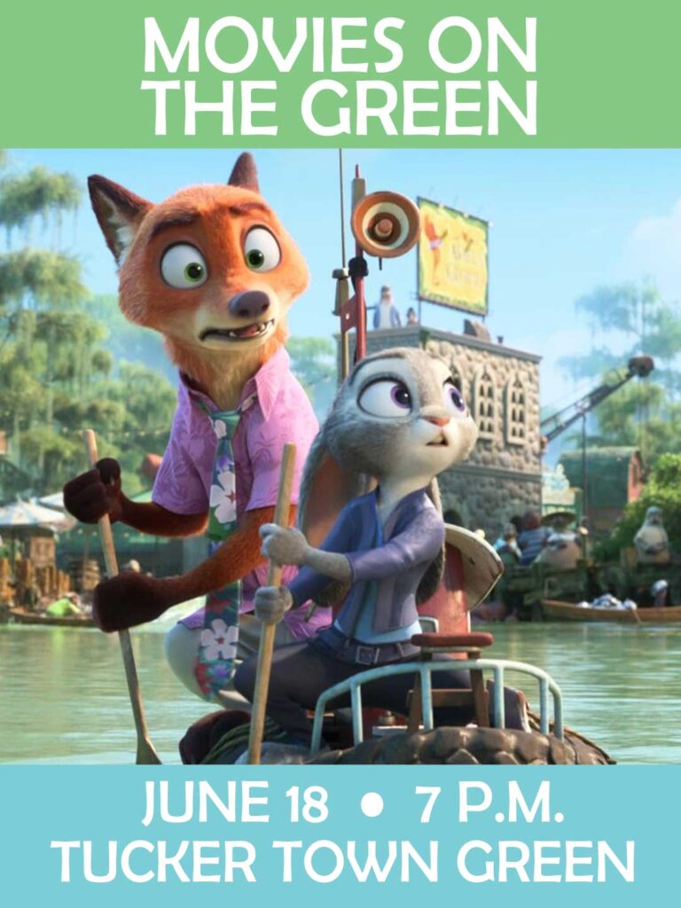 Movies on the Green, Zootopia 2, June 18, 2026.