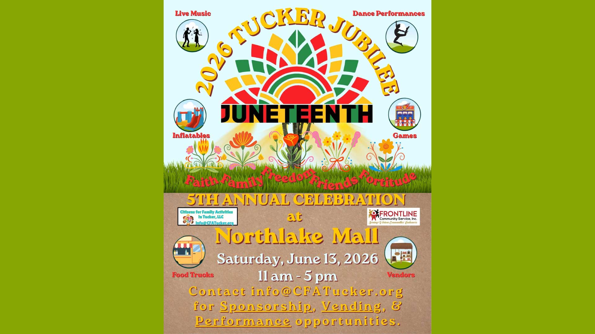 Tucker Juneteenth Jubilee to held at Northlake Mall this year.