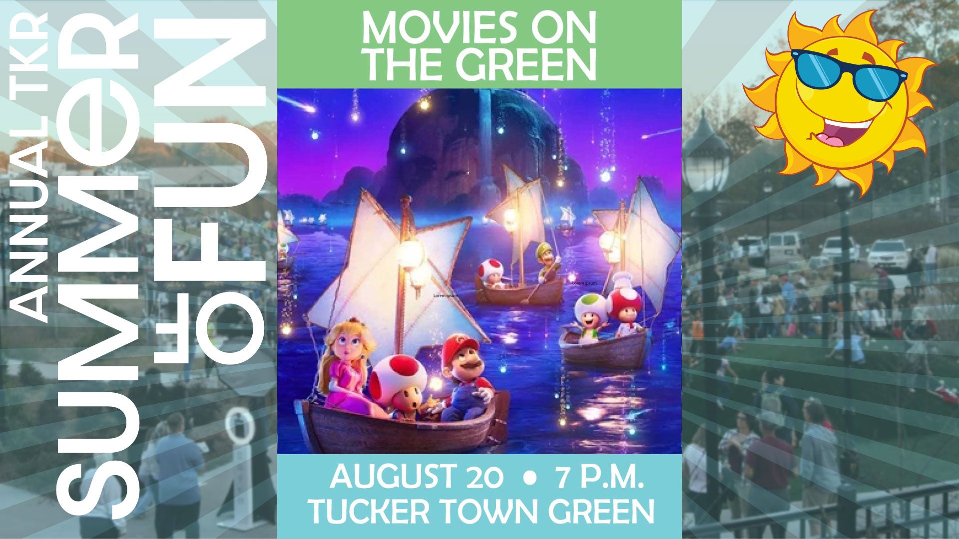 Our Movies on the Green 2026 series concludes with this presentation of The Super Mario Galaxy Movie.