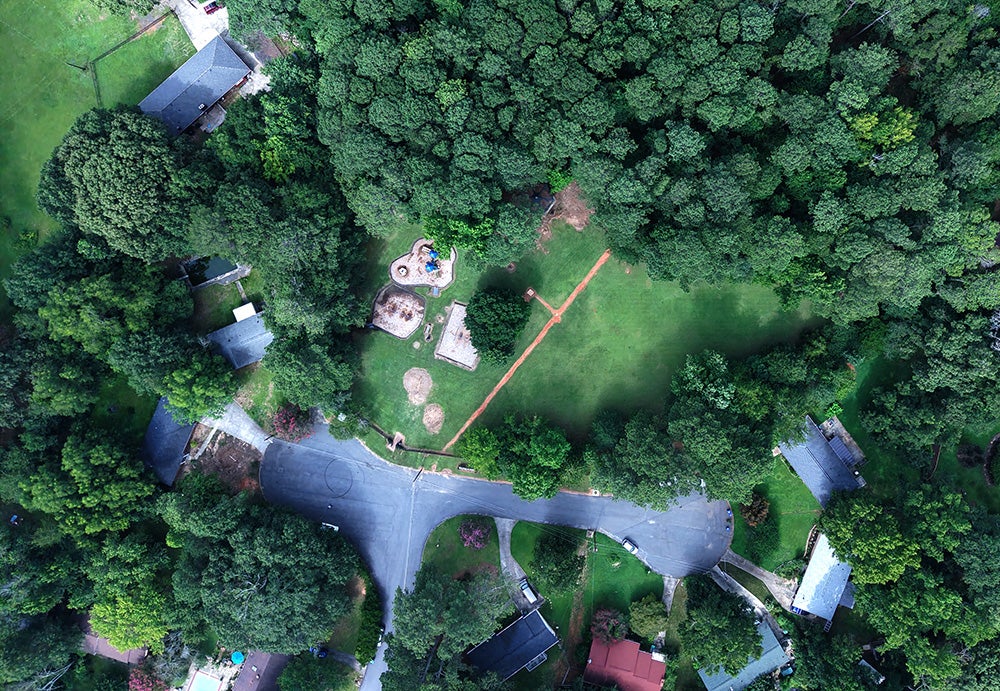 An overhead image of Montreal Park as of July 2026
