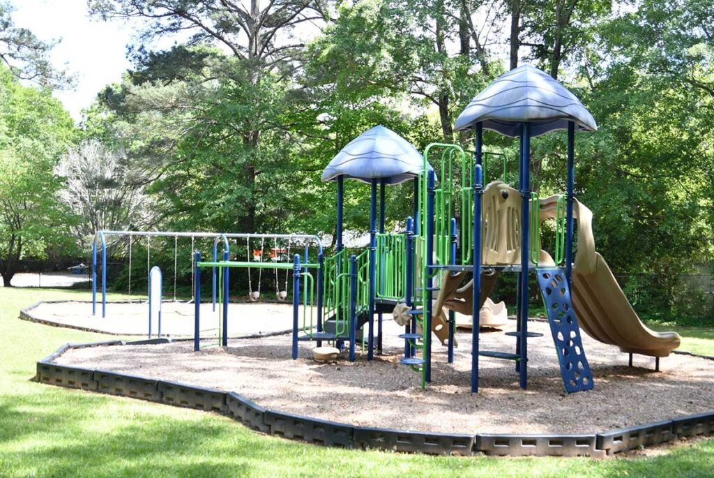 The playground at Montreal Park.