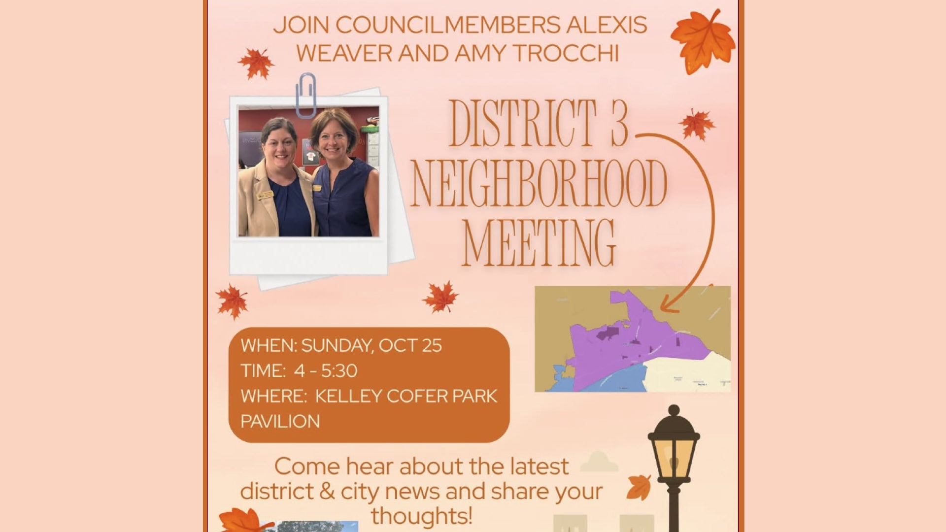 District 3 Neighborhood Meeting.
