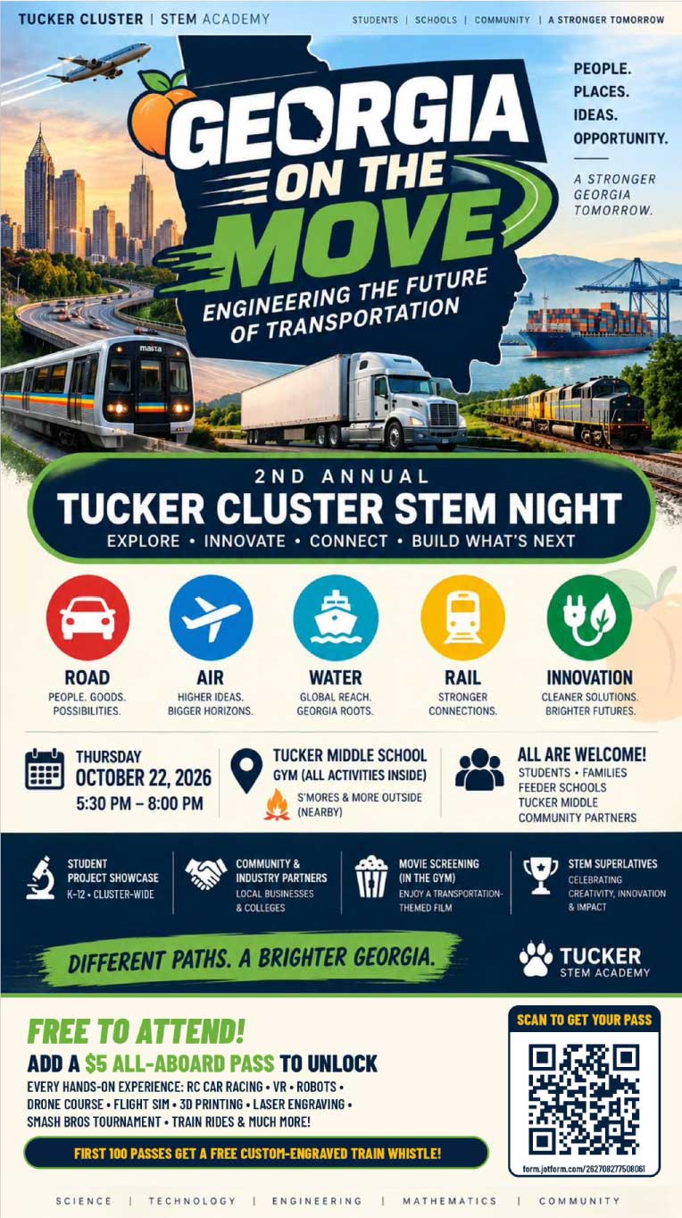 TMS STEM night flyer.